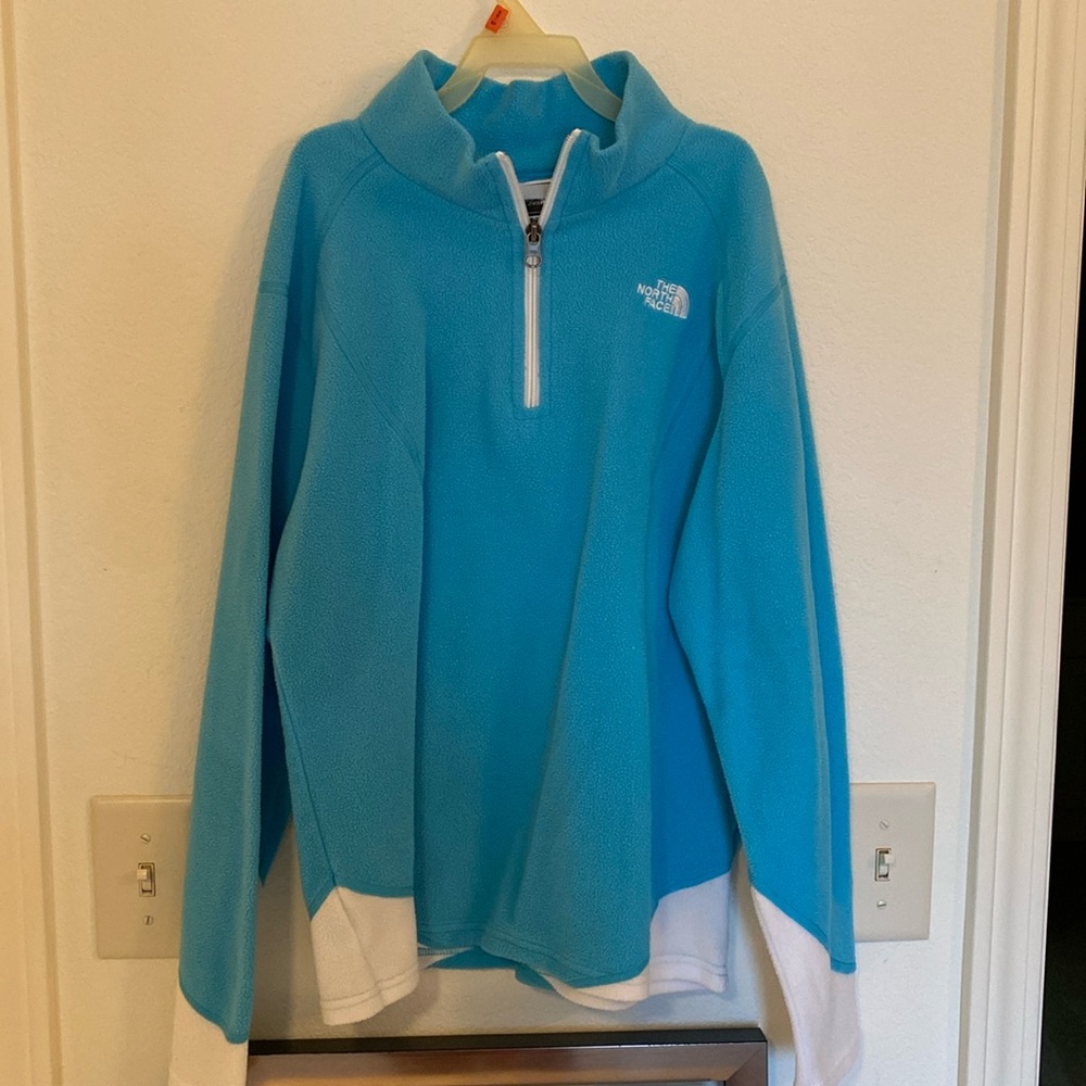 north face fleece quarter-zip